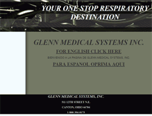 Tablet Screenshot of glennmedical.com